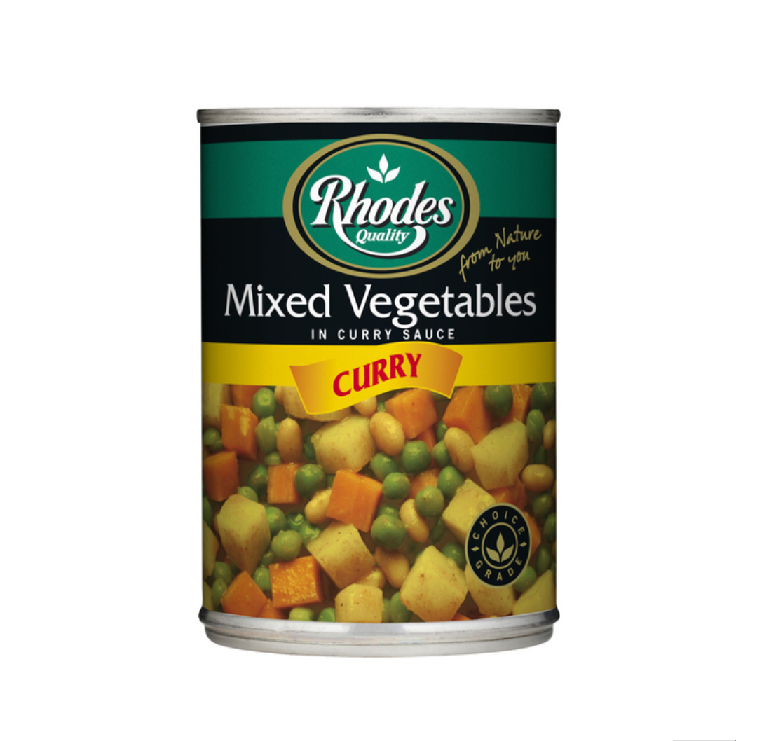 12 X 410 G Rhodes Mixed Vegetables In Curry Sauce AirStall 12 X 410 G Rhodes Mixed Vegetables In Curry Sauce AirStall