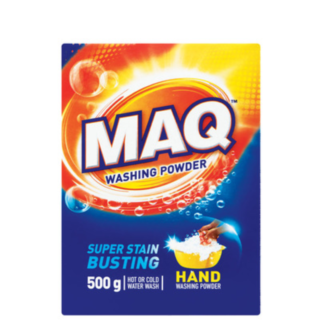 6 X 500 G Maq Hand Washing Powder Flexi Bag Airstall