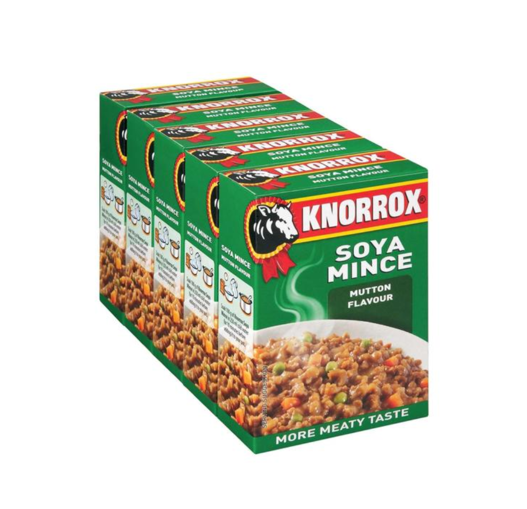 5 X 100 G Knorrox Mutton Flavoured Soya Mince AirStall 5-x-100-g-knorrox-mutton-flavoured-soya-mince-airstall