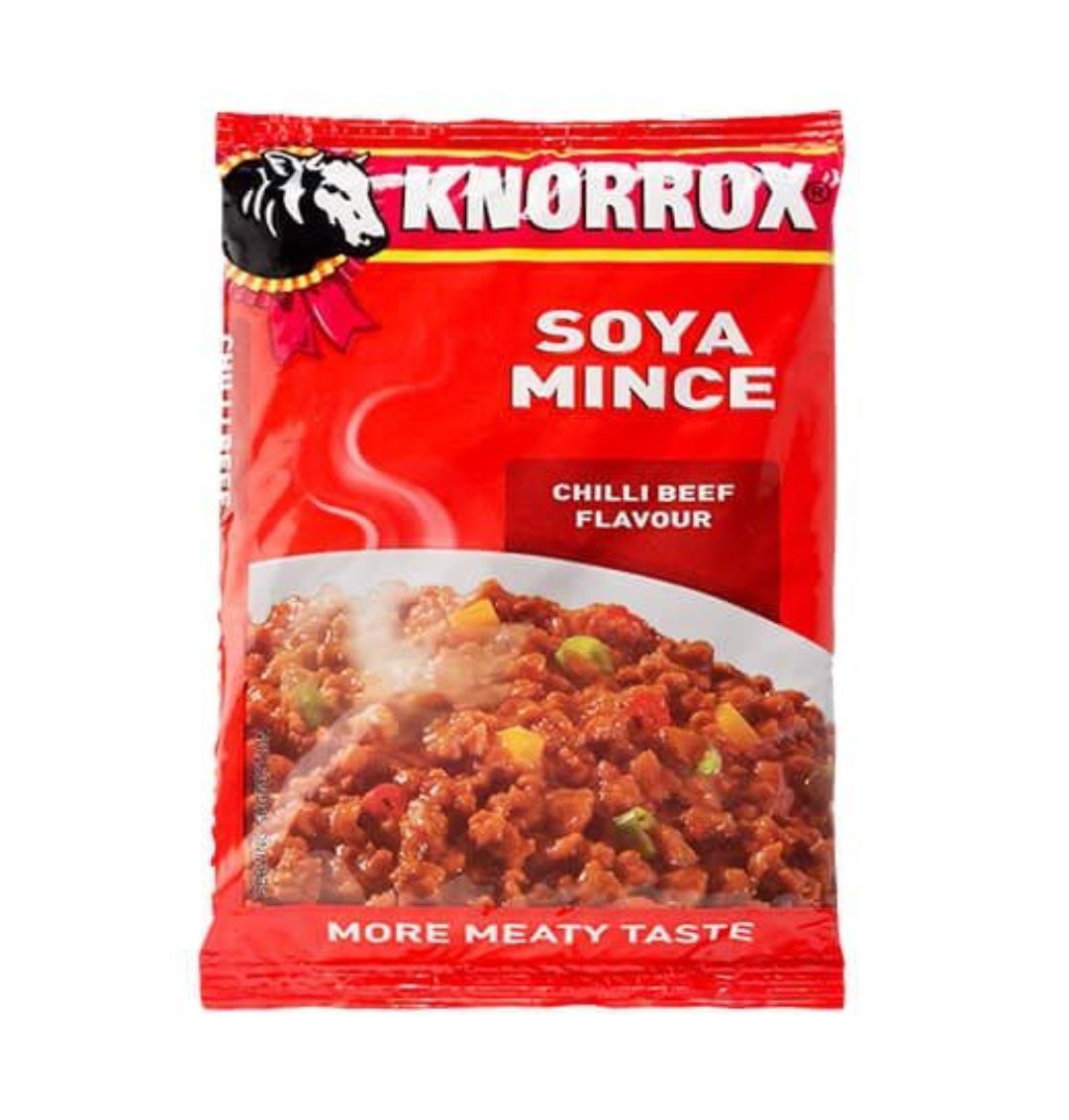 400 G Knorrox Chilli Beef Flavoured BAG Soya Mince AirStall 400-g-knorrox-chilli-beef-flavoured-bag-soya-mince-airstall