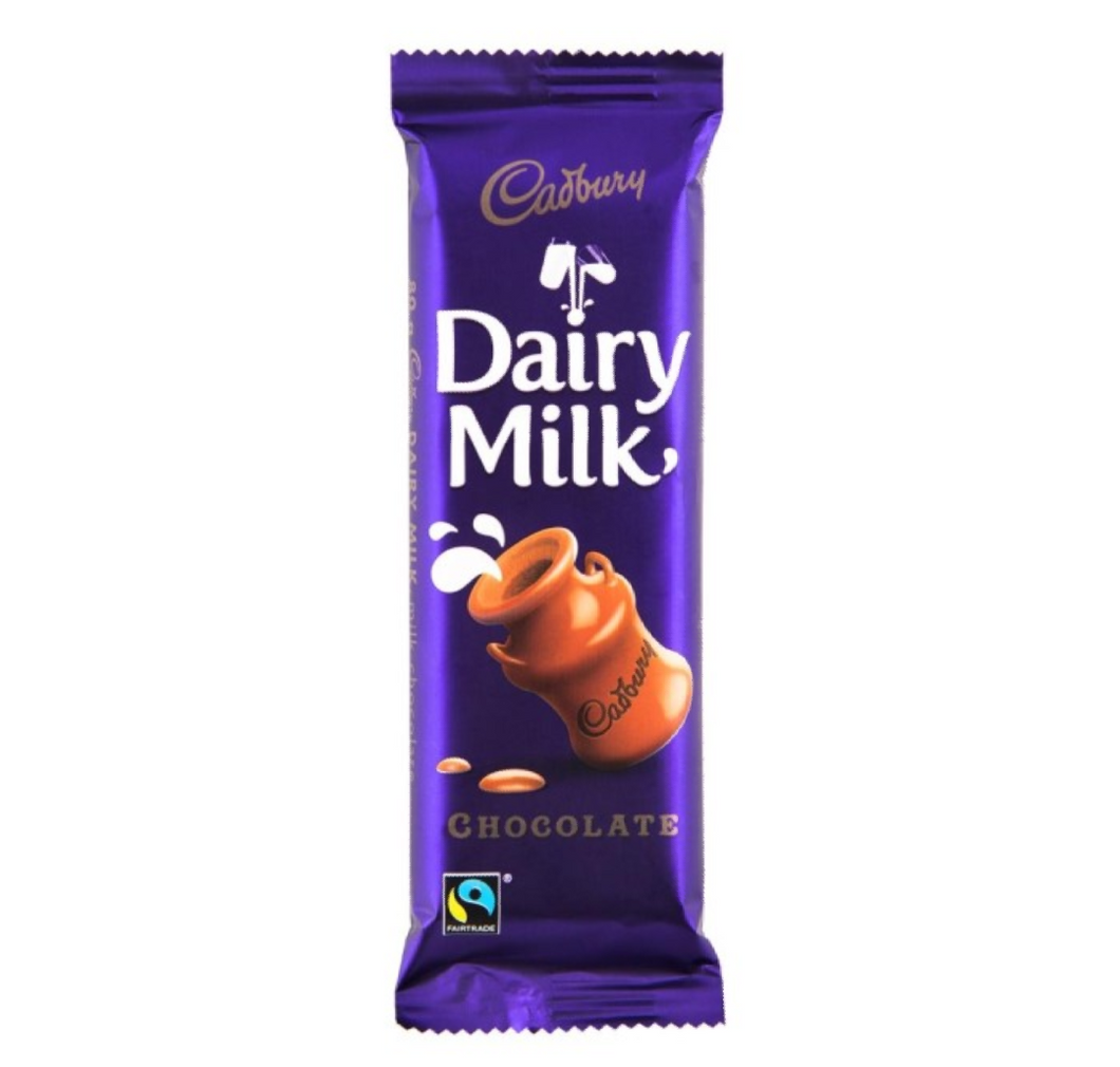 12 x 80 g Cadbury Dairy Milk Chocolate Slab