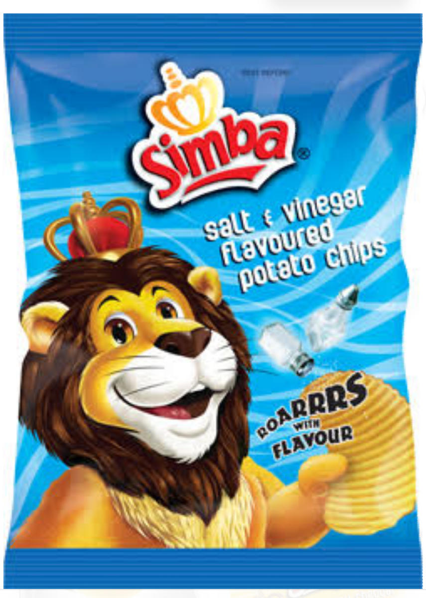 125 g Simba Salt & Vinegar Flavoured Potato Chips – AirStall