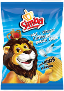 125 g Simba Salt & Vinegar Flavoured Potato Chips