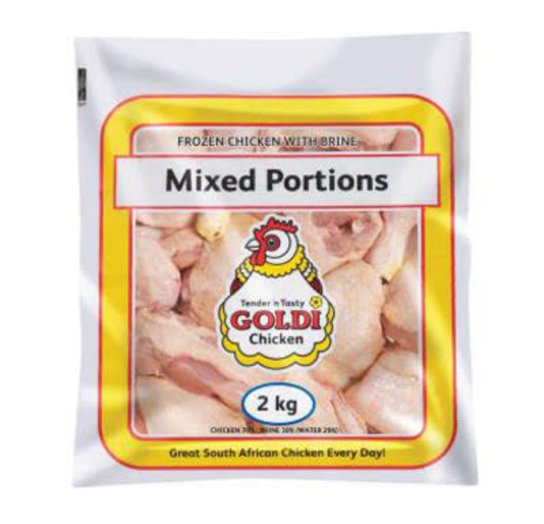 2 kg Goldi IQF Mixed Chicken Portions