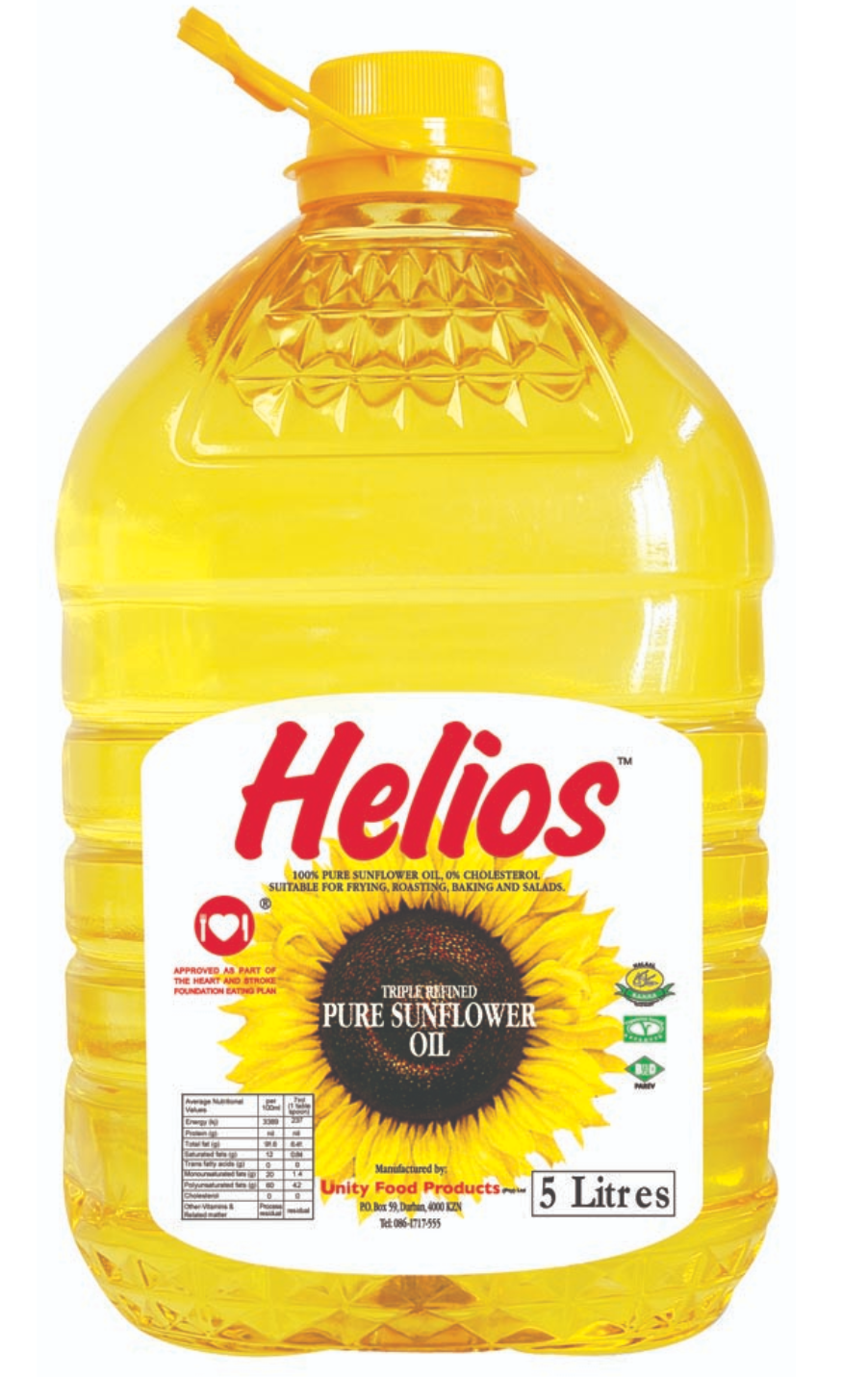 5 litre Helios Sunflower Oil