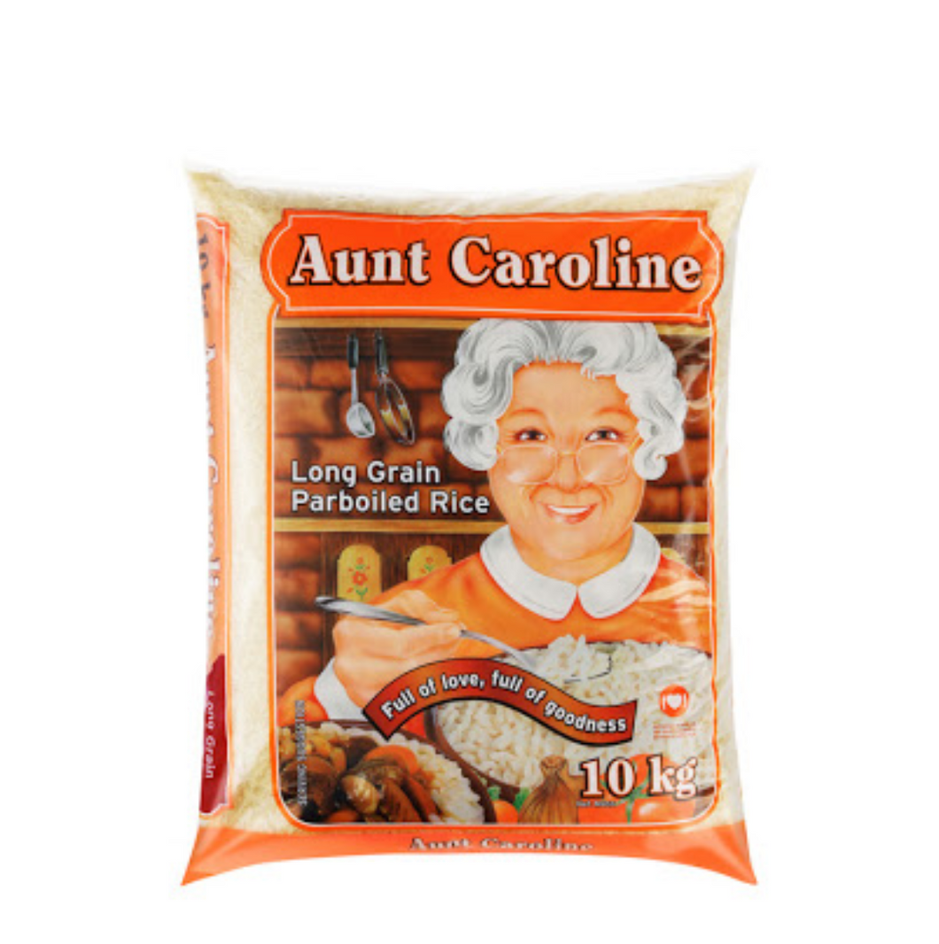 10 kg Aunt Caroline Long Grain Parboiled Rice