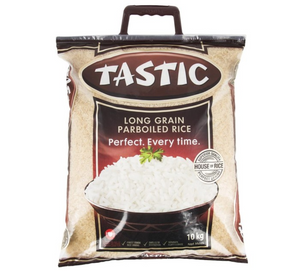 10 kg Tastic Long Grain Parboiled Rice