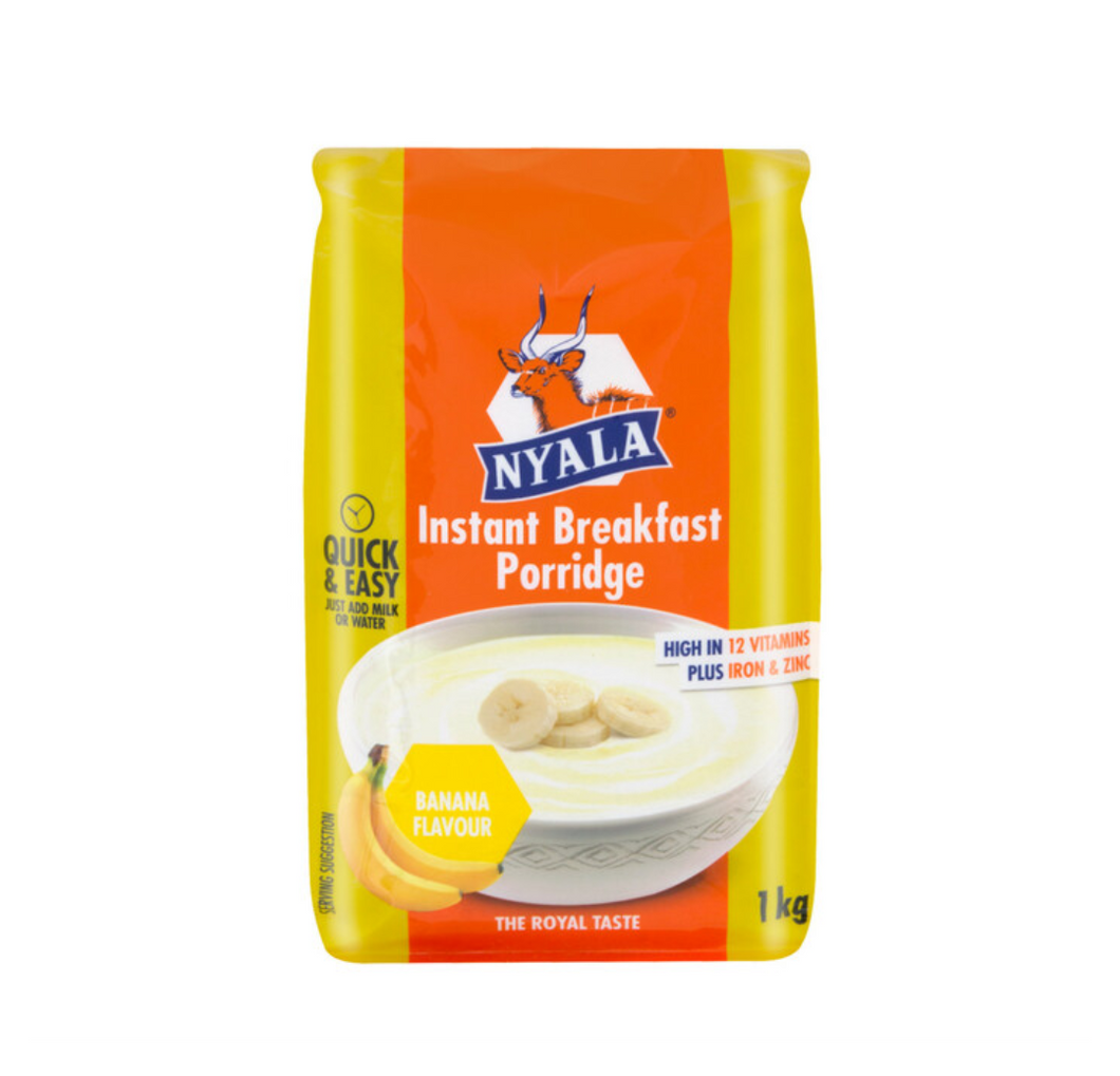 1 kg Nyala Banana Flavoured Instant Porridge