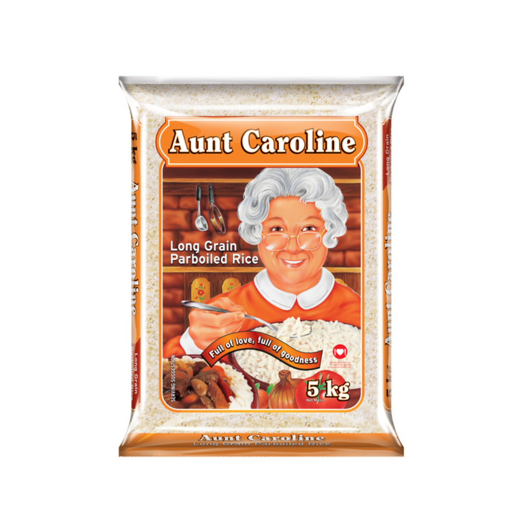 5 kg Aunt Caroline Long Grain Parboiled Rice
