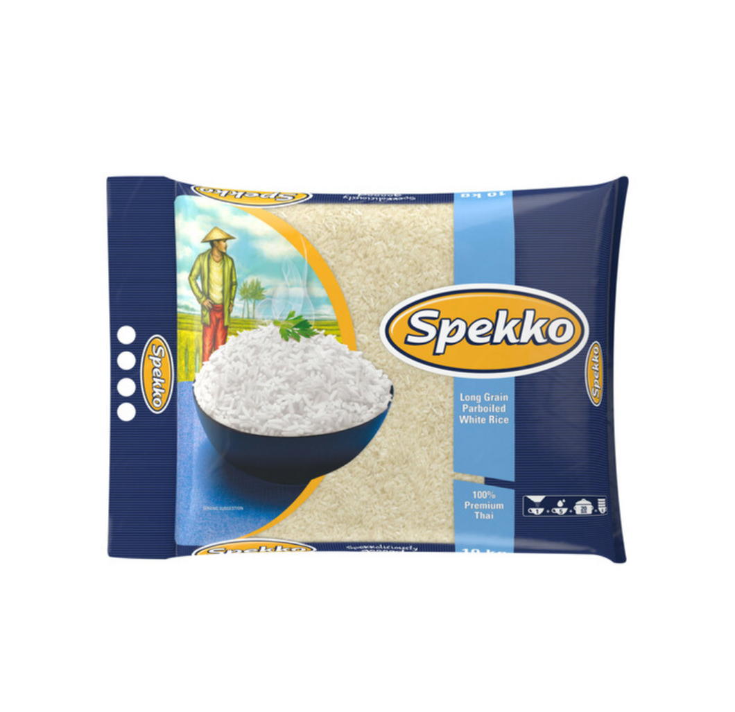 10 kg Spekko Long Grain Parboiled Rice