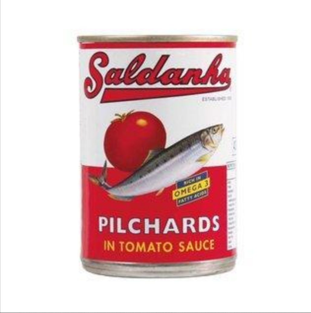 12 x 400 g Saldanha Pilchards In Tomato Sauce