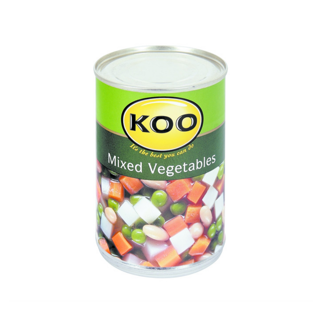 12 x 410 g Koo Mixed Vegetables In Brine