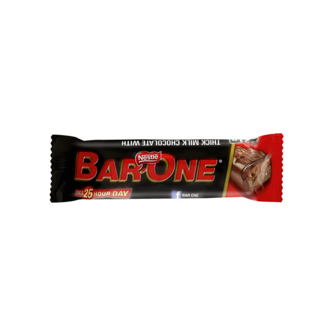 24 x 21 g Nestle Bar One Chocolate