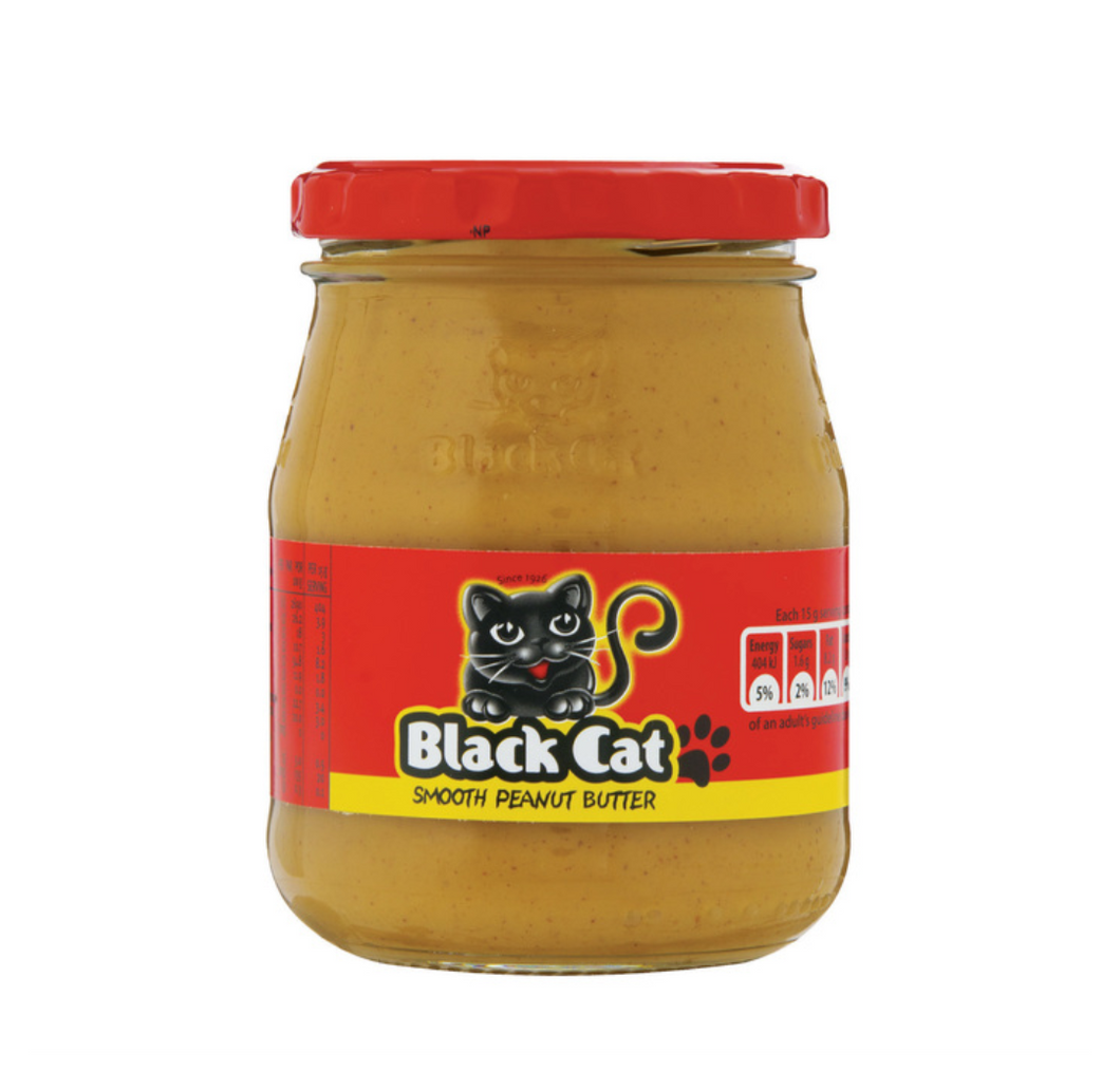 6 x 270 g Black Cat Smooth Peanut Butter