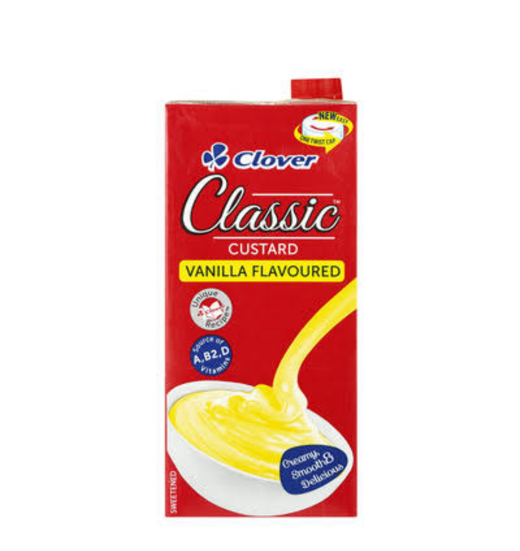 1 litre Clover Vanilla Custard