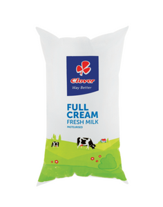 1 litre Clover Full Cream Fresh Milk Sachet