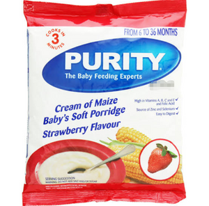 400 g Purity Cream Of Maize Strawberry Flavour