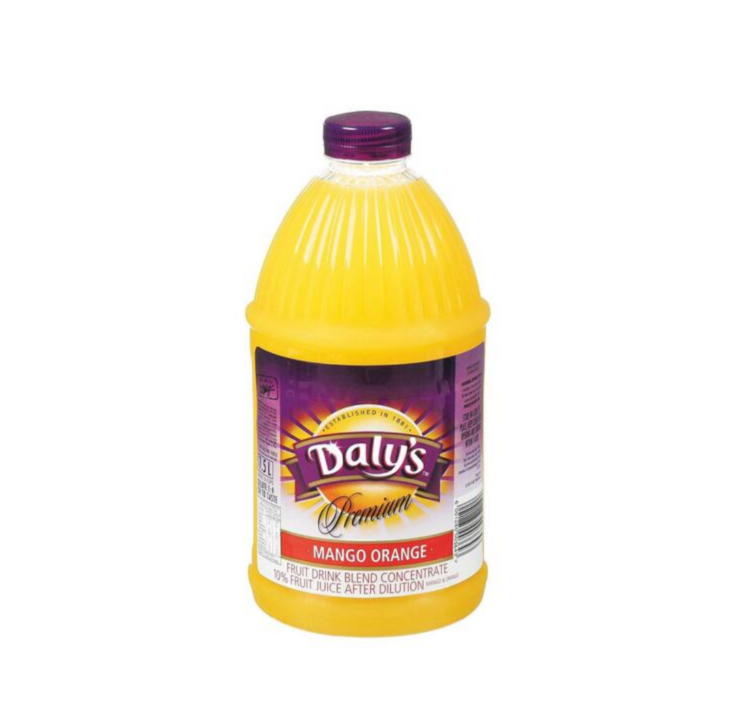 1.5 litre Daly's Mango Orange Premium Squash