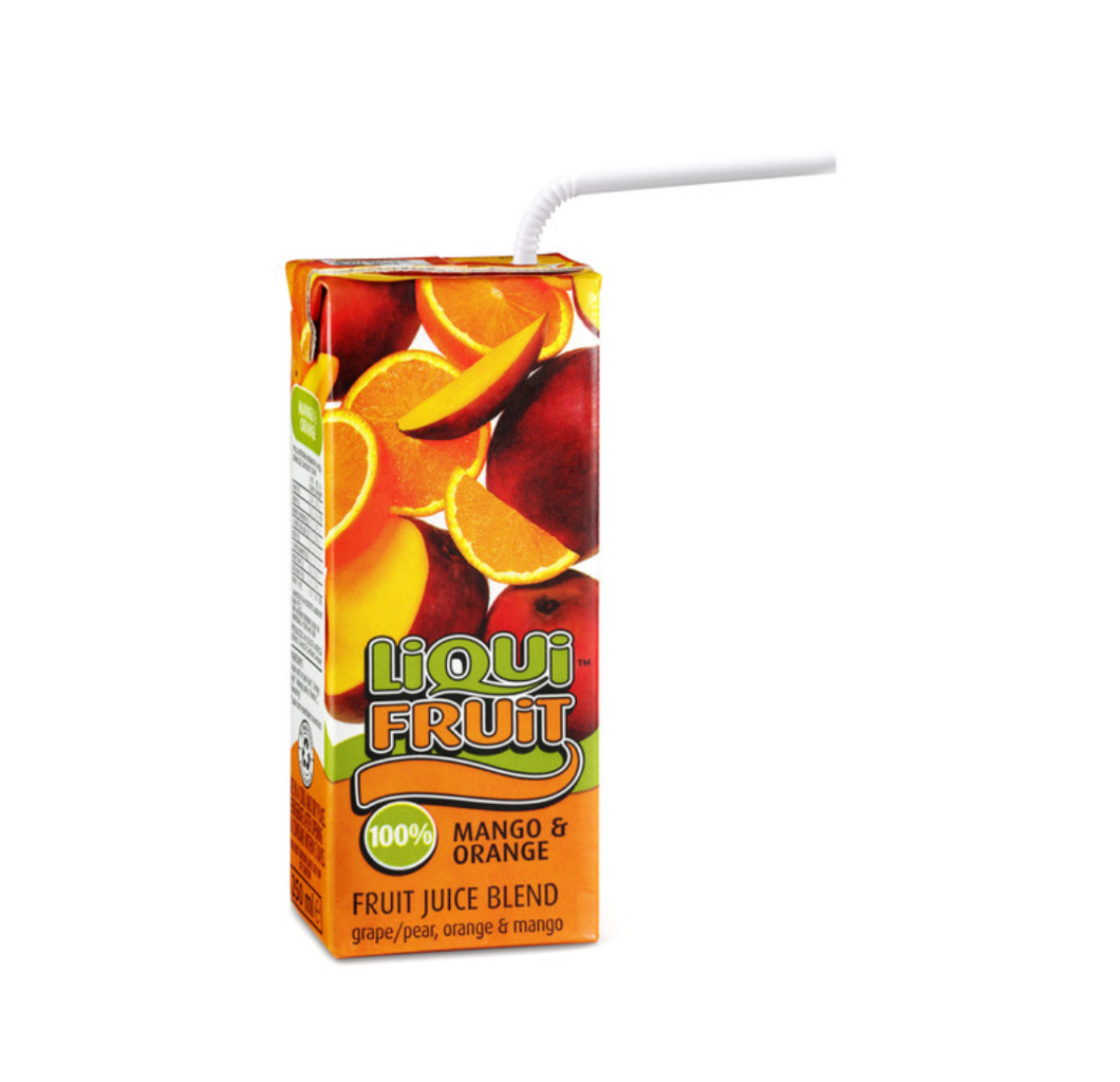 6 x 250 ml Liqui Fruit 100% Mango & Orange Flavoured Juice