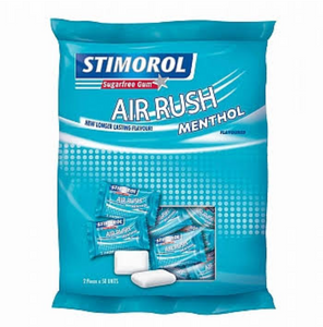 50 x 2 Piece Stimorol Air Rush Menthol Gum