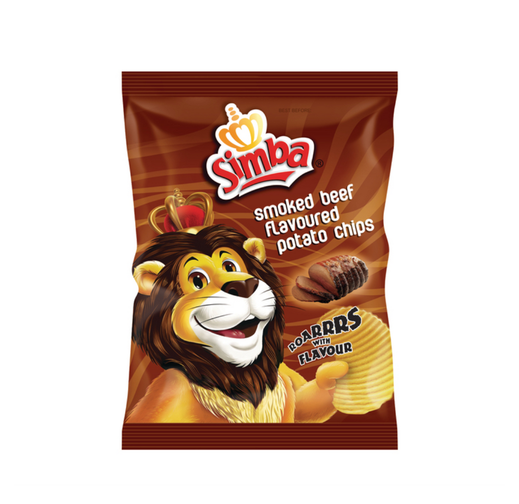 36 g Simba Smoked Beef Flavoured Potato Chips