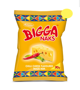 40 x 30 g Bigga Chilli Cheese Flavoured Maize Nak