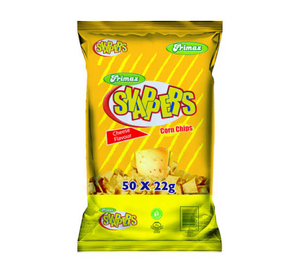 50 x 22 g Frimax Snappers Cheese Flavoured Corn Snack