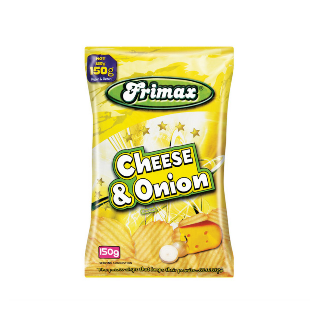 150 g Frimax Cheese & Onion Flavoured Potato Chips