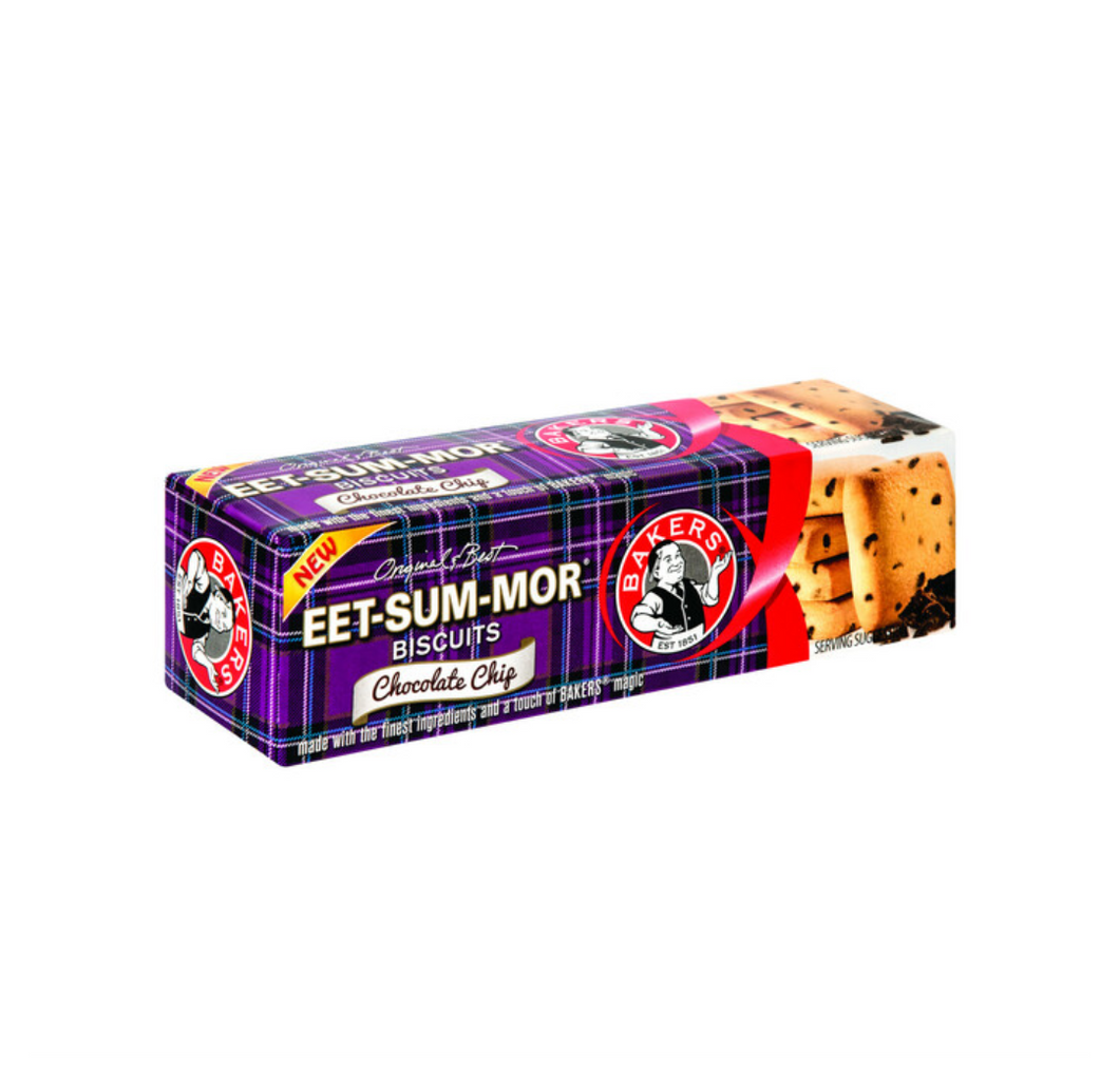 12 x 200 g Bakers Eet-Sum-Mor Chocolate Chip Biscuits