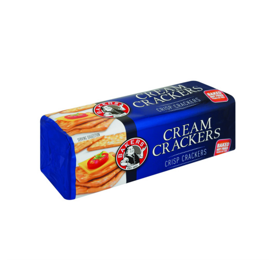 12 x 200 g Bakers Cream Crackers