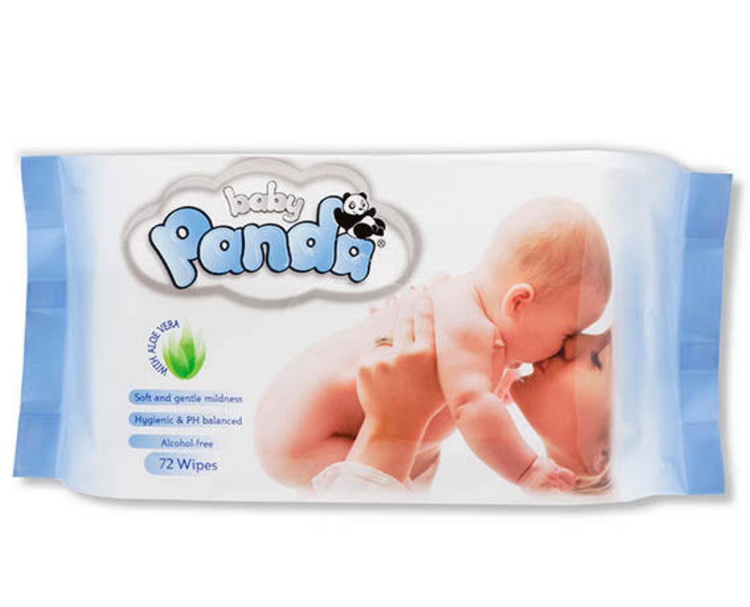 72s Baby Panda Wet Wipes