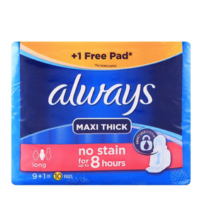 8s Always Maxi Thick Long Sanitary Pads