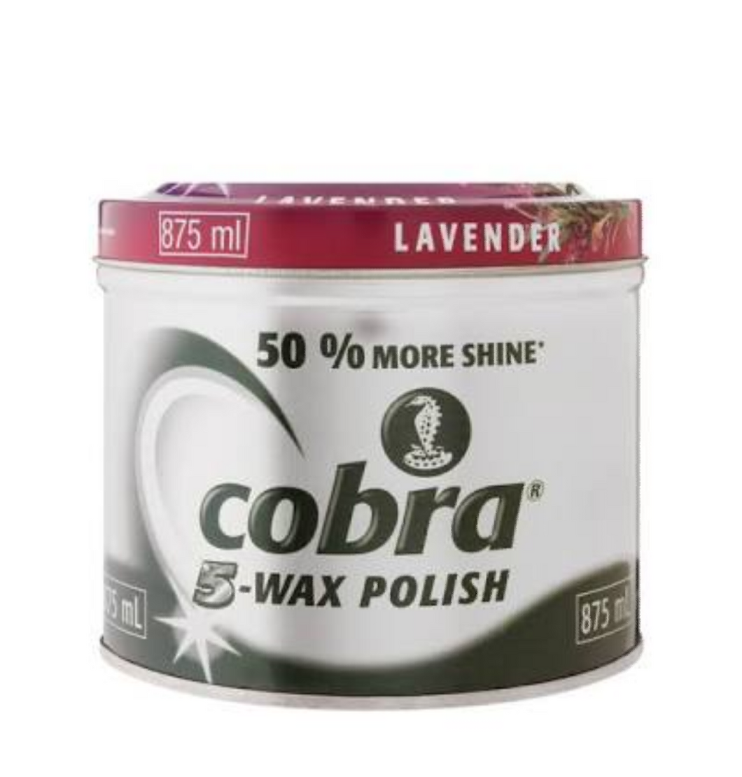 875 ml Cobra Lavender Wax Polish