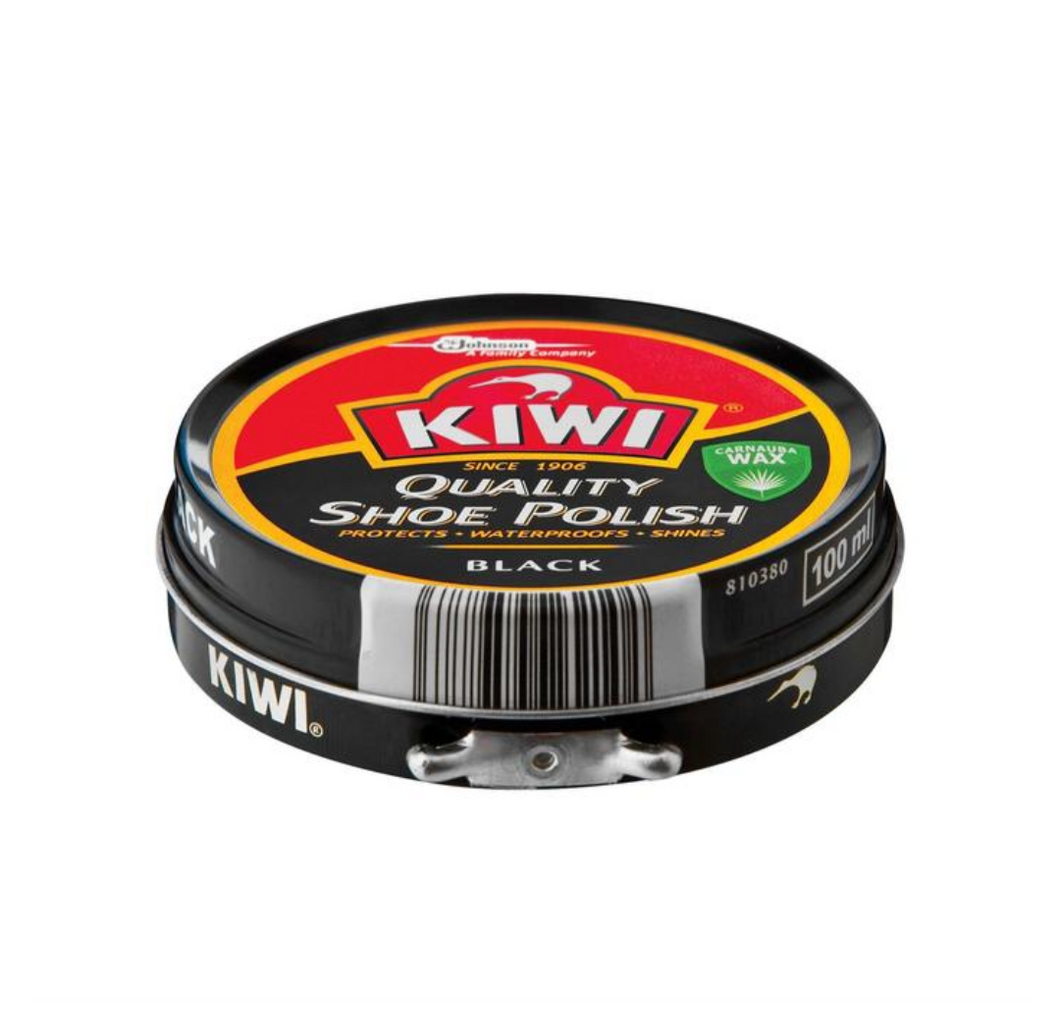 12 x 100 ml Kiwi Black Quality Shoe Polish