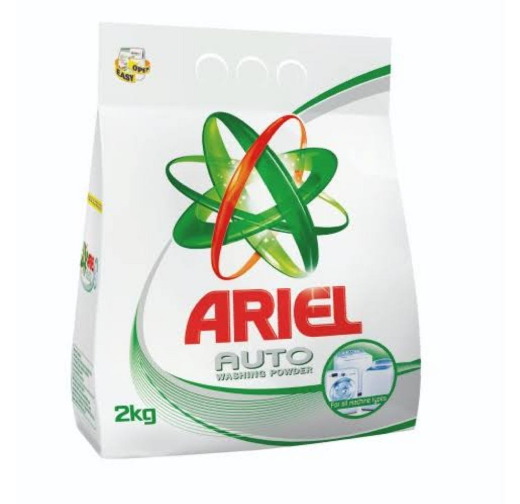 2 kg Ariel Auto Washing Powder Poly Bag