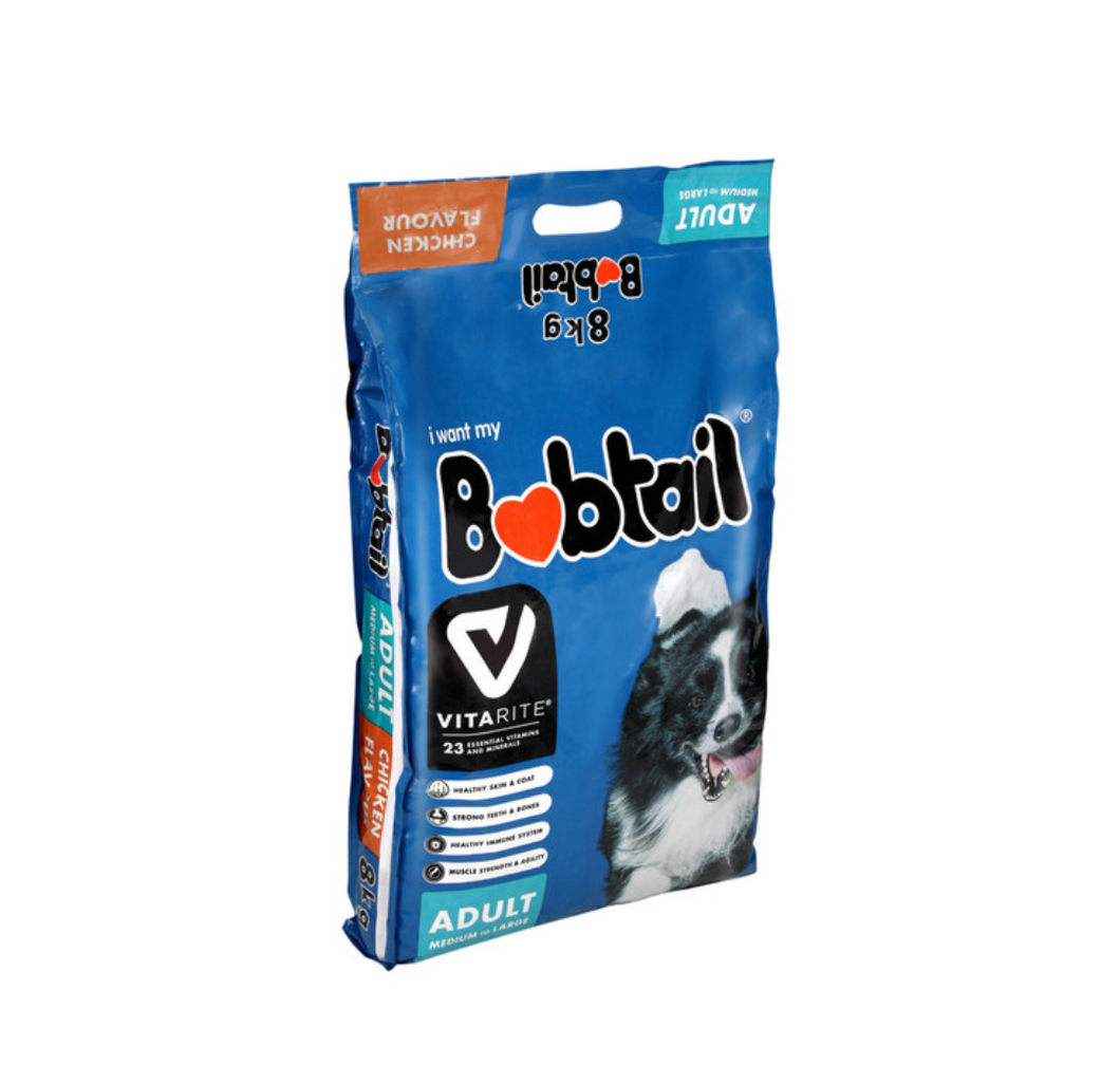 kg Bobtail Adult Chicken Flavoured Dog Food