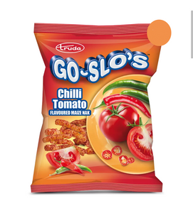 12 x 100 g Go-Slo's Chilli Tomato Flavoured Maize Snack