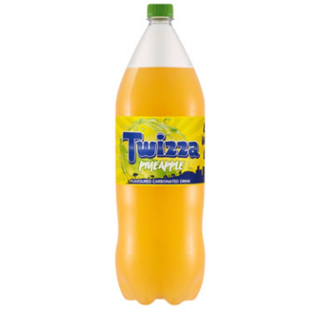 2 litre Twizza Pineapple Soft Drink