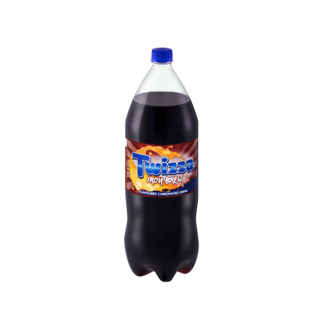 2 litre Twizza Iron Brew Soft Drink