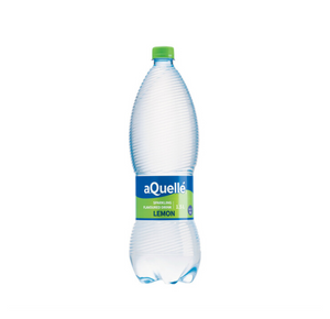 6 x 1.5 litre Aquelle Lemon Flavoured Sparkling Water