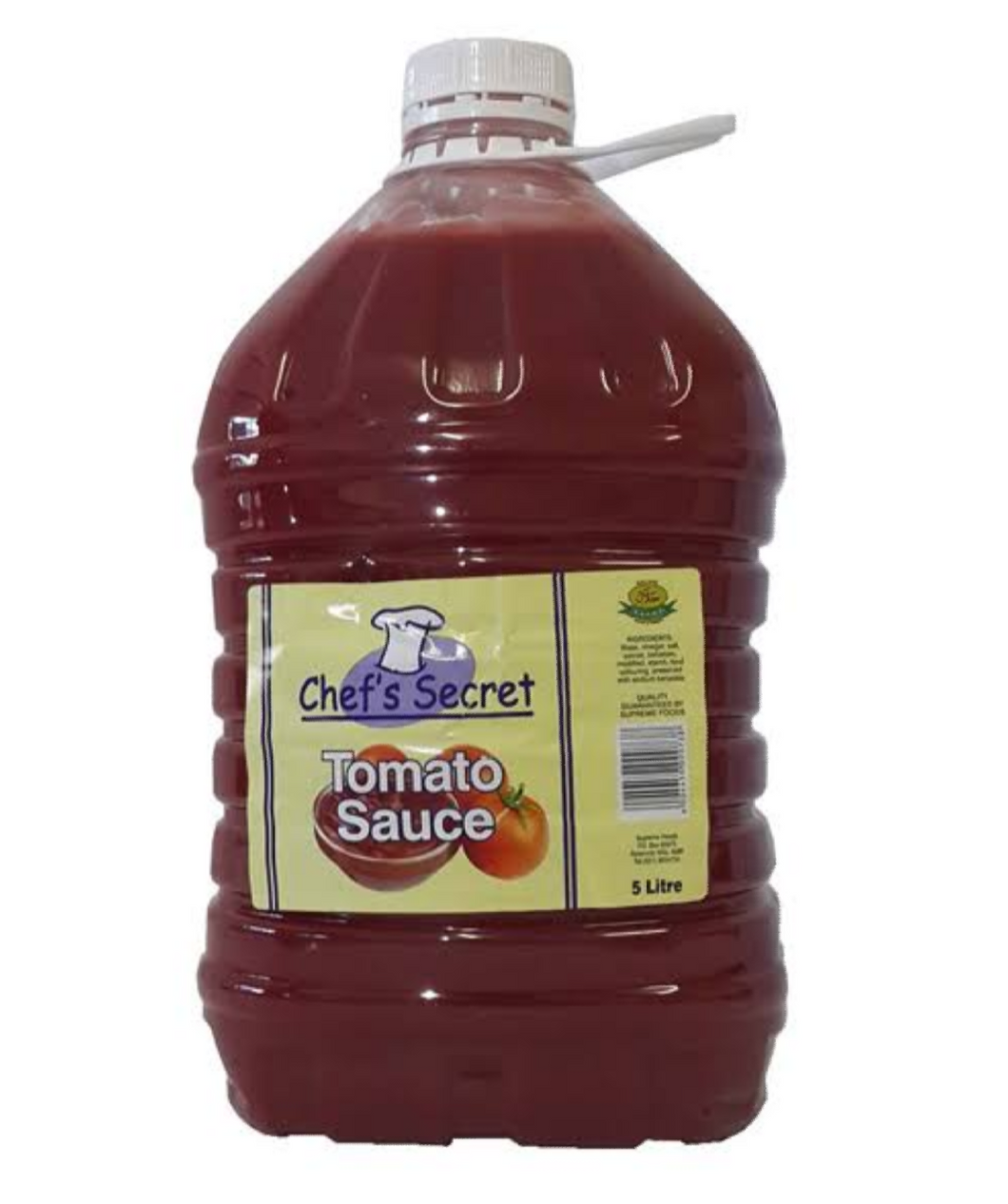 5 litre Chef's Secret Tomato Sauce