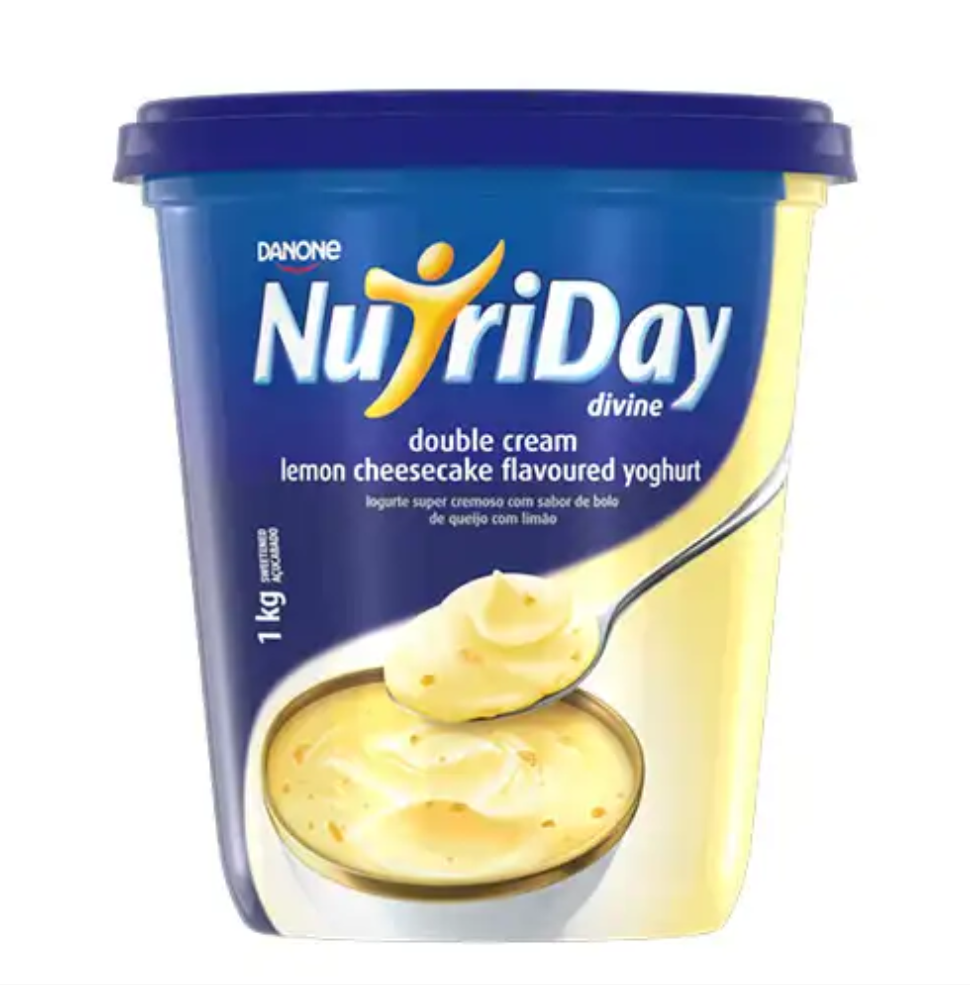 1 kg NutriDay Double Cream Lemon Cheesecake Yoghurt