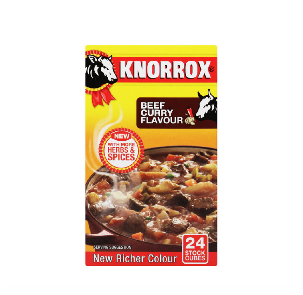 10 x 24s Knorrox Beef Curry Flavoured Stock Cubes AirStall