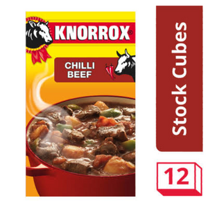 20 x 12s Knorrox Chilli Beef Flavoured Stock Cubes