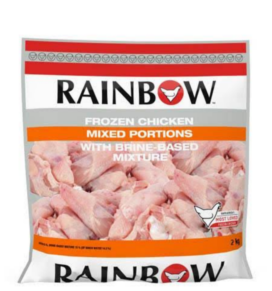6 x 2 kg Rainbow IQF Mixed Chicken Portions