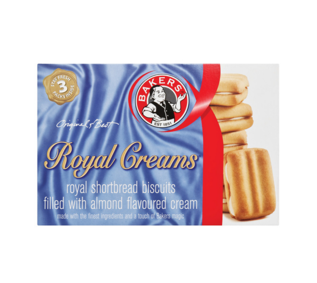 12 x 280 g Bakers Royal Creams