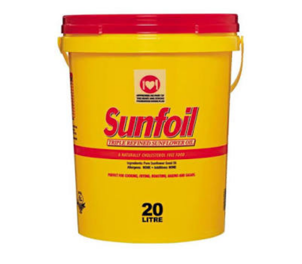 20 litre Sunfoil Sunflower Oil